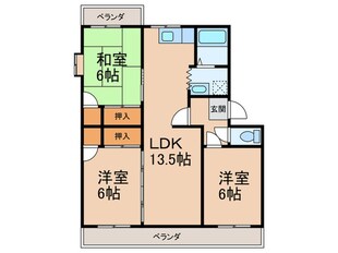 グランドハイツエクレールの物件間取画像